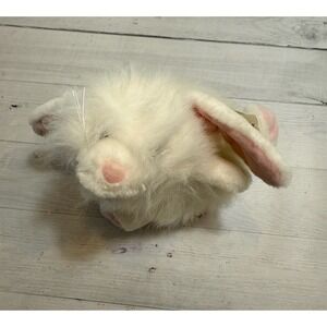 Vintage Ganz Googles Bunny‎ plush Small white baby rabbit 9"
